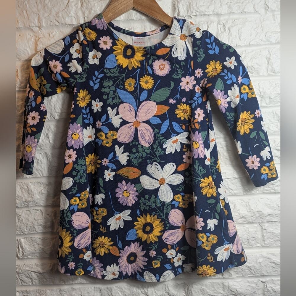 Hanna Andersson Floral Dress Girls Size 5